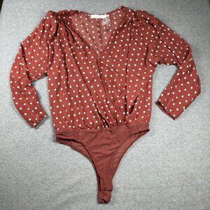 Long Sleeve Polka Dot Body Suit